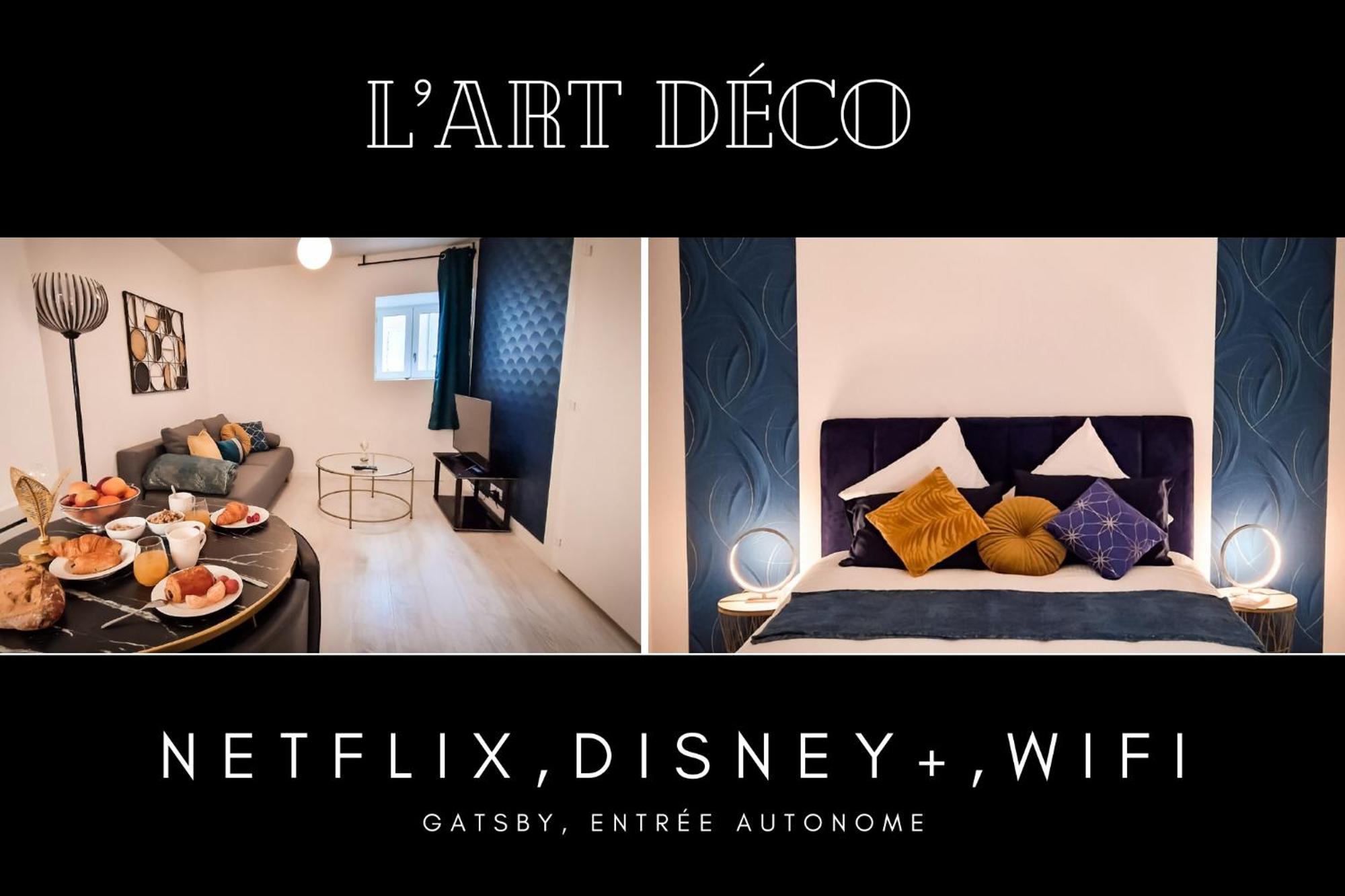 L'Art Deco 3 Etoiles Wifi, Netflix, Disney, Coeur De Bastide วีย์ฟร็องเช-เดอ-ฮูแอเก ภายนอก รูปภาพ